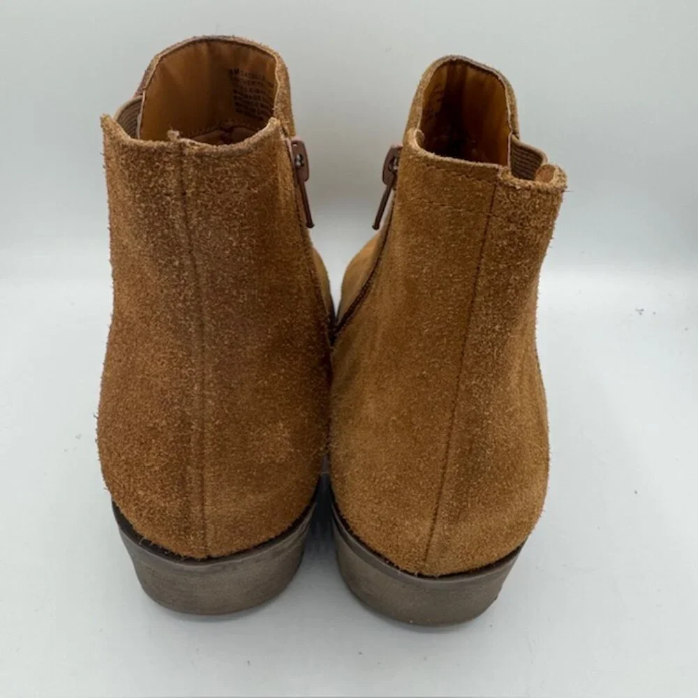 Kensie Women's Brown Suede Ankle Boots Size 8